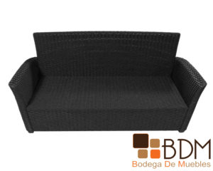 Love seat de exterior moderno para jardines en polipropileno