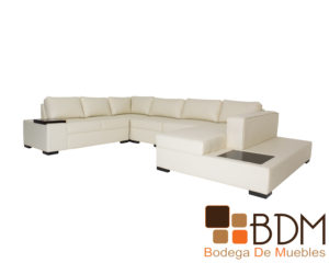 Sala moderna con sillones en color beige