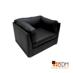 El Sillón Vinil Wallaby Black Individual está fabricado para que sea un sillón fácil de limpiar. Además de ser ligero ligero.