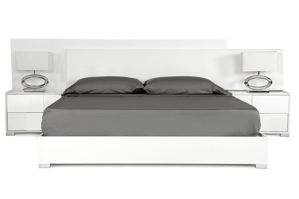 Modrest Monza Cama Italiana Moderna Blanca
