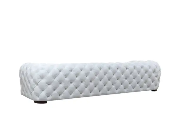 Sala Divani Casa Dexter Sofá transicional de cuero
italiano completo blanco – Envíos a todo México | FurnitureMX