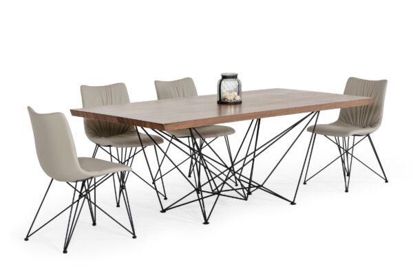 Mesa de comedor Mesa de comedor moderna Modrest
  Naomi de nogal – Envíos a todo México | FurnitureMX