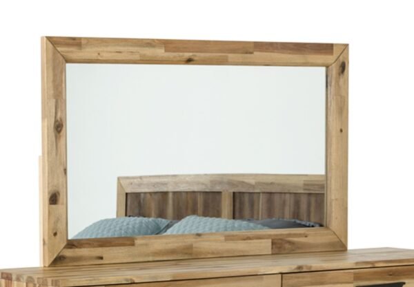 Espejo Modrest Sala Espejo moderno de madera clara
  – Envíos a todo México | FurnitureMX