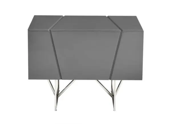 Mueble Mesita de noche gris moderna Modrest
Chrysler – Envíos a todo México | FurnitureMX