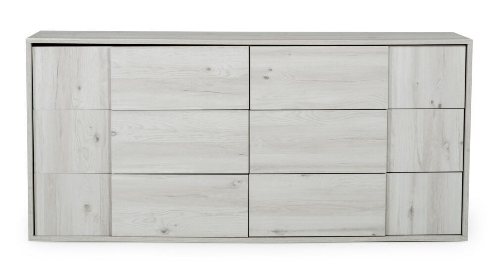 Nova Domus Asus – Cómoda italiana moderna de roble blanco lavado