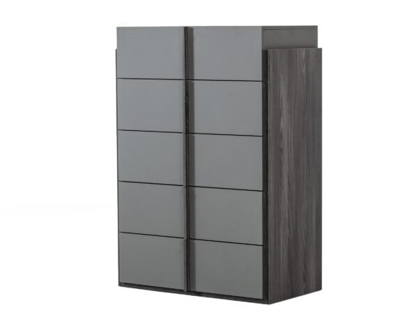 Cómoda Nova Domus Lucia - Cómoda italiana moderna
  de olmo y gris mate – Envíos a todo México | FurnitureMX