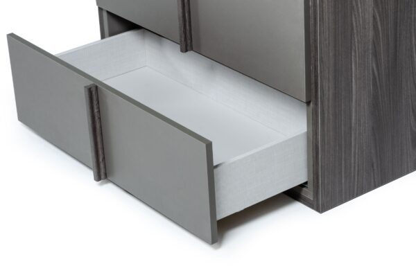 Cómoda Nova Domus Lucia - Cómoda italiana moderna
  de olmo y gris mate – Envíos a todo México | FurnitureMX