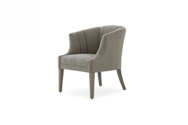Mueble Modrest Ladera - Silla decorativa de tela
  gris glamuroso – Envíos a todo México | FurnitureMX