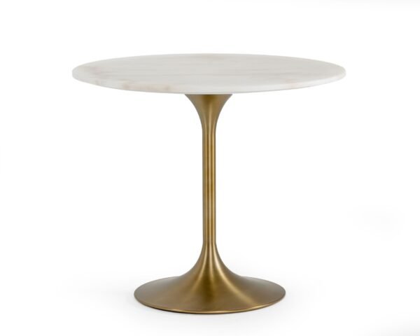 Mesa de comedor Modrest Collins - Mesa de comedor
  Glam de mármol blanco y dorado – Envíos a todo México | FurnitureMX
