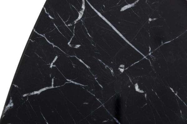 Mesa de comedor Modrest Kowal - Mesa de comedor de
  mármol negro Glam – Envíos a todo México | FurnitureMX