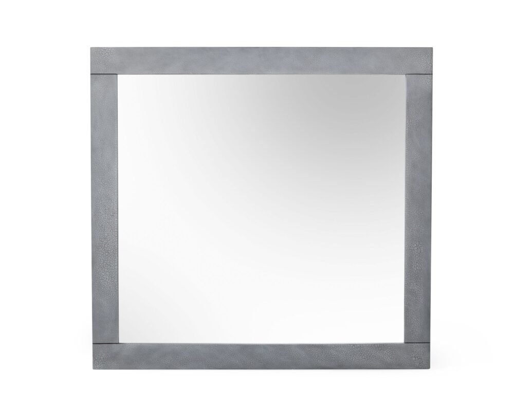 Modrest Buckley – Espejo moderno gris craquelado