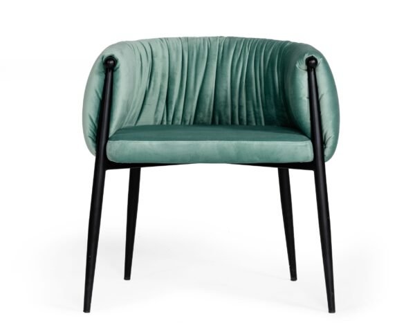 Mueble Modrest Belcaro - Silla de comedor moderna
  de tela verde claro – Envíos a todo México | FurnitureMX