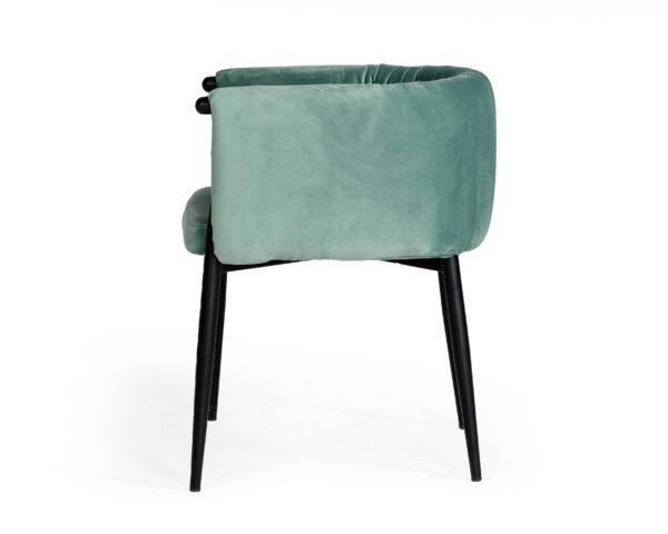 Mueble Modrest Belcaro - Silla de comedor moderna
  de tela verde claro – Envíos a todo México | FurnitureMX
