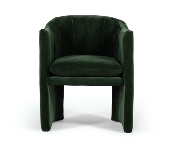 Mueble Modrest Danube - Silla de comedor moderna de
  tela verde jade – Envíos a todo México | FurnitureMX