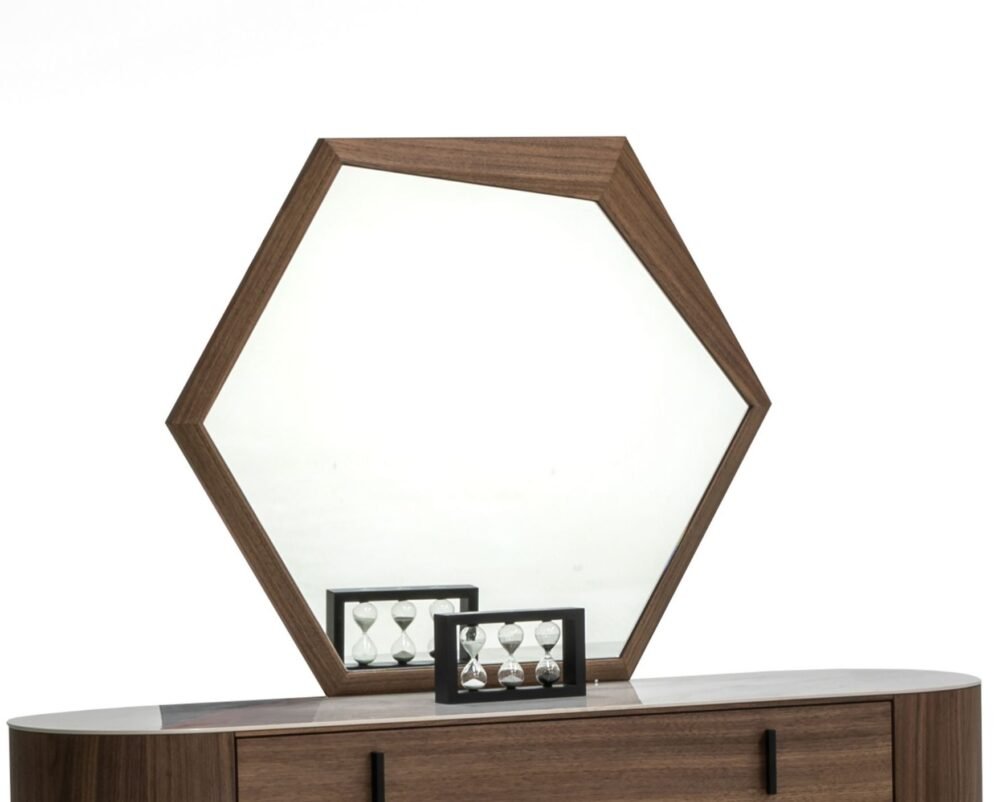 Modrest Chelton – Espejo moderno de nogal