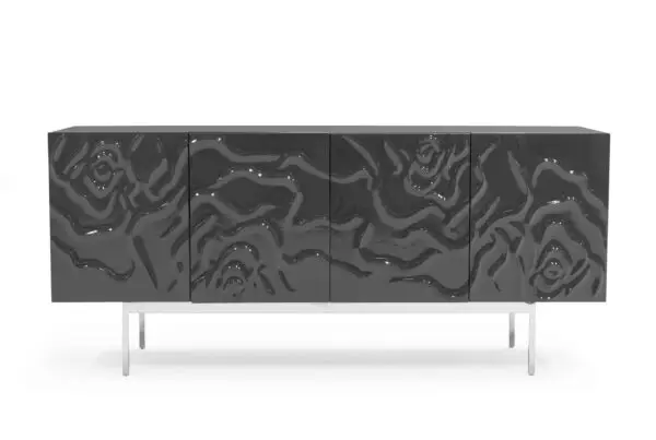 Mueble Modrest Gwen - Buffet moderno gris de alto
brillo – Envíos a todo México | FurnitureMX