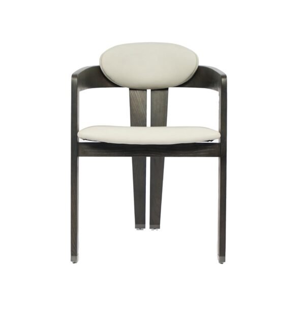 Mueble Silla de comedor Modrest Thorne con brazo
  gris claro y gris oscuro – Envíos a todo México | FurnitureMX