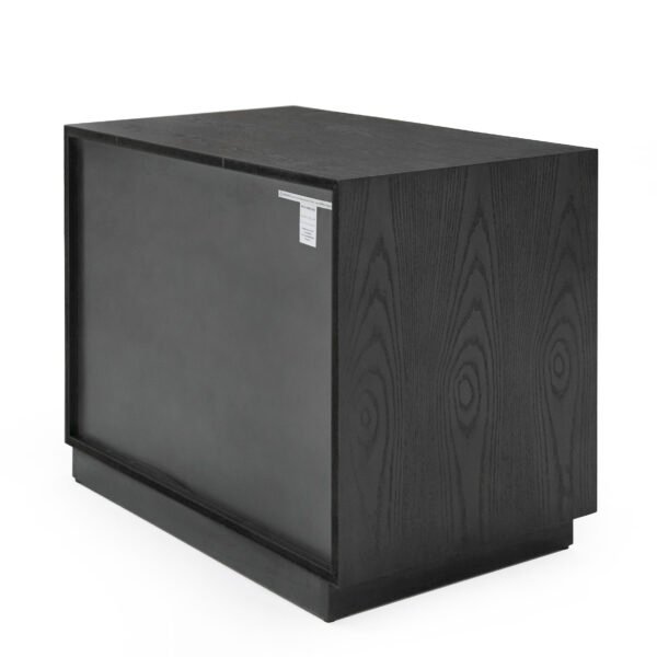 Mueble Modrest Manhattan - Mesita de noche
  contemporánea gris y dorada – Envíos a todo México | FurnitureMX