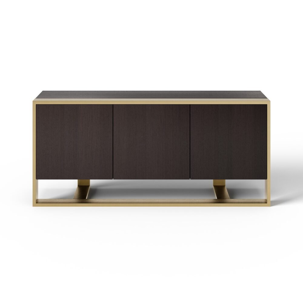 Modrest – Buffet Fauna moderno de wengué y latón