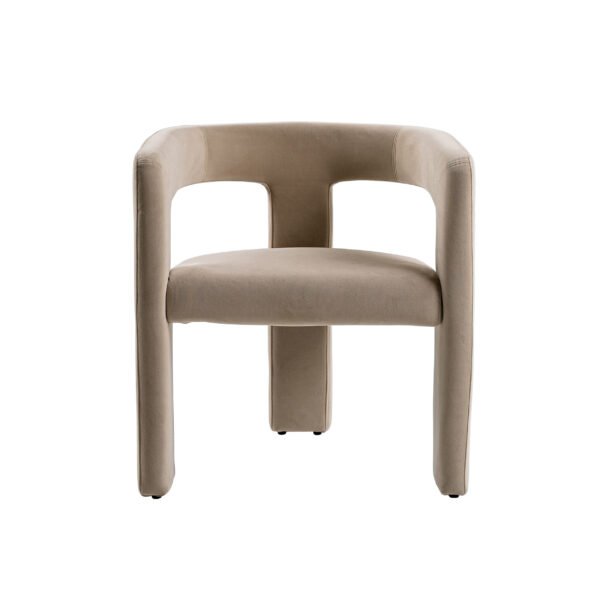 Mueble Modrest Cherish - Silla de comedor moderna
  de tela beige – Envíos a todo México | FurnitureMX