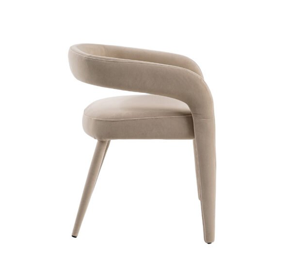 Mueble Modrest Mundra - Silla de comedor moderna de
  tela beige – Envíos a todo México | FurnitureMX