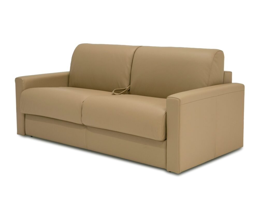 Lamod Italia Revers – Sofá cama completo italiano moderno de cuero del desierto
