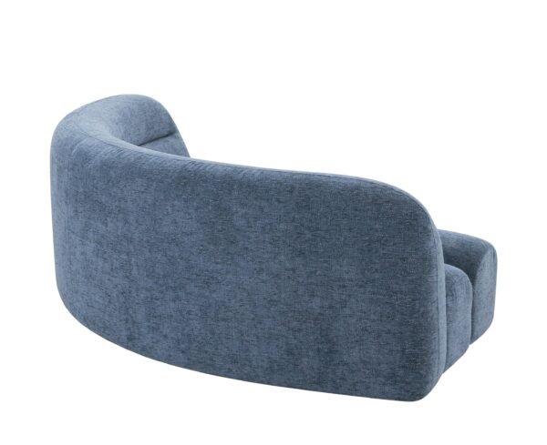 Mueble Divani Casa Forman - Asiento seccional
  esquinero modular de tela azul moderno – Envíos a todo México | FurnitureMX