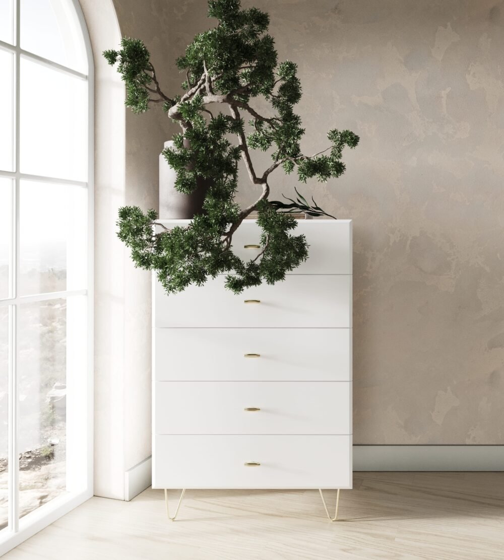 Modrest Bryan – Cómoda blanca moderna