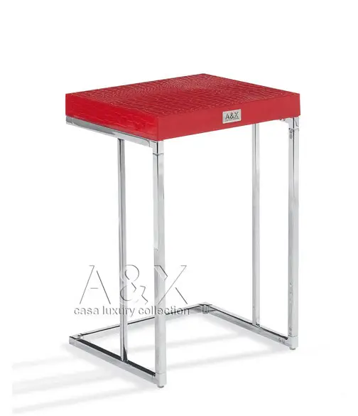 Mueble A&X Amelia - Juego de mesa auxiliar
moderna lacada en cocodrilo rojo – Envíos a todo México | FurnitureMX