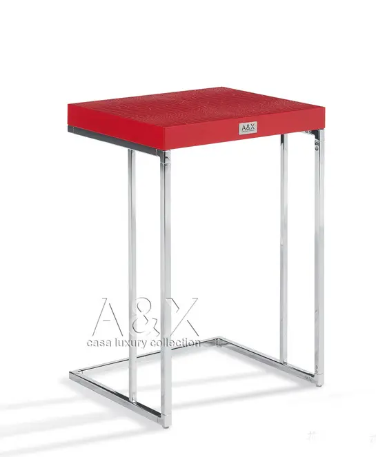 Mueble A&X Amelia - Juego de mesa auxiliar
moderna lacada en cocodrilo rojo – Envíos a todo México | FurnitureMX