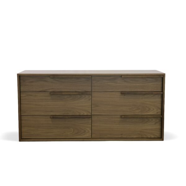 Cómoda Modrest Amberlie - Cómoda moderna de nogal –
  Envíos a todo México | FurnitureMX