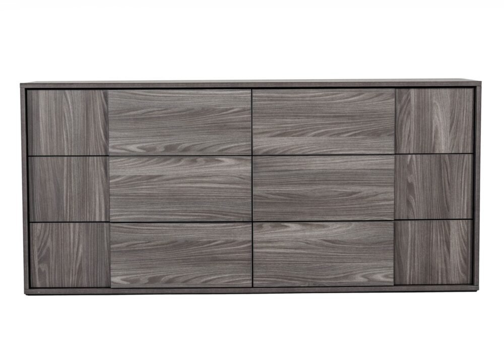 Nova Domus Asus – Cómoda italiana moderna en color gris olmo