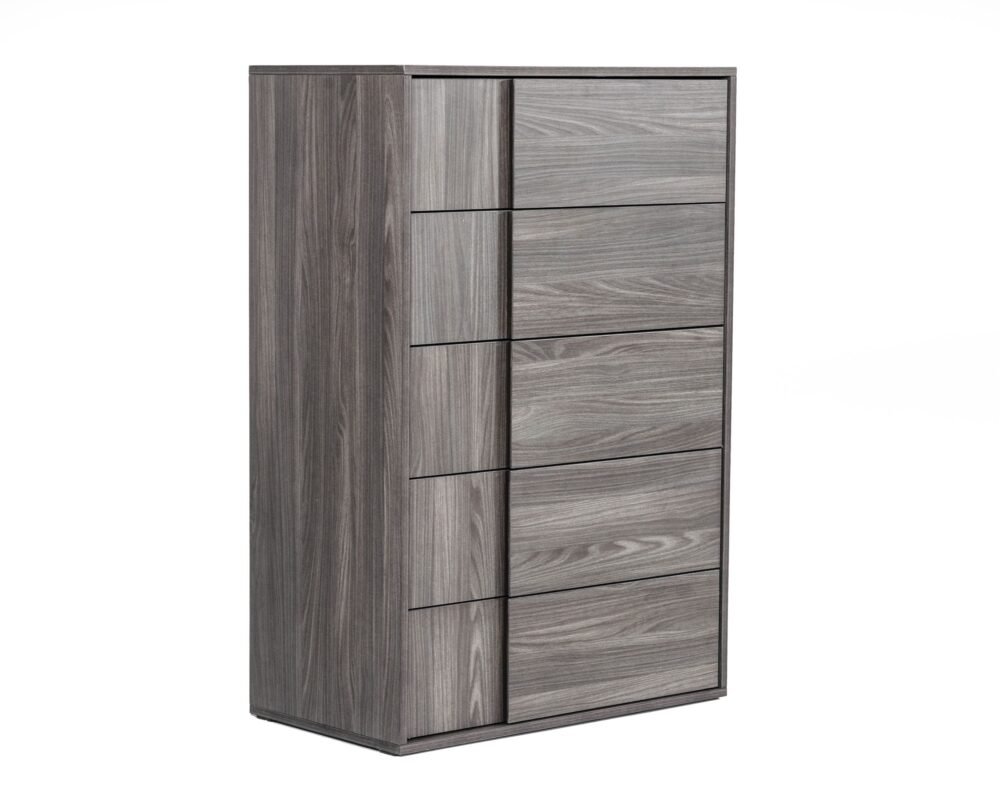 Nova Domus Asus – Cómoda italiana moderna de olmo gris