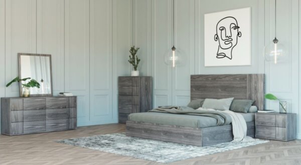 Espejo Nova Domus Asus - Espejo italiano moderno en
  color gris olmo – Envíos a todo México | FurnitureMX