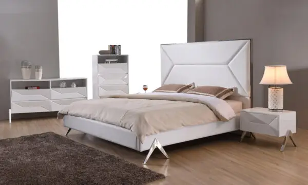 Mueble Mesita de noche blanca moderna Modrest
Candid – Envíos a todo México | FurnitureMX