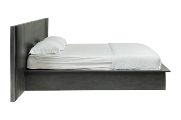 Mueble Modrest Manchester- Cama EK con plataforma
  contemporánea gris oscuro – Envíos a todo México | FurnitureMX