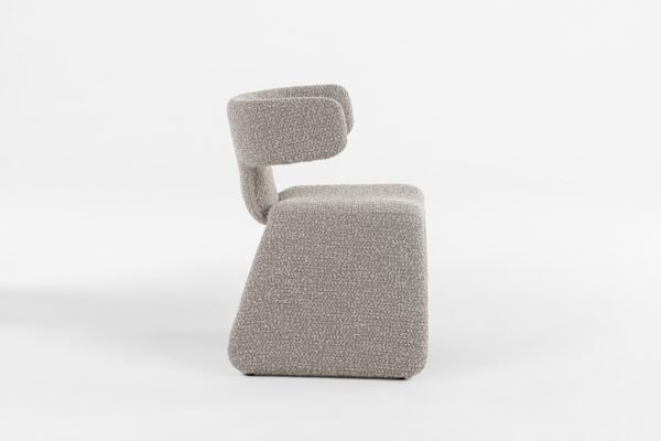 Mueble Modrest Bergman - Silla de comedor moderna
  de tela color blanquecino – Envíos a todo México | FurnitureMX