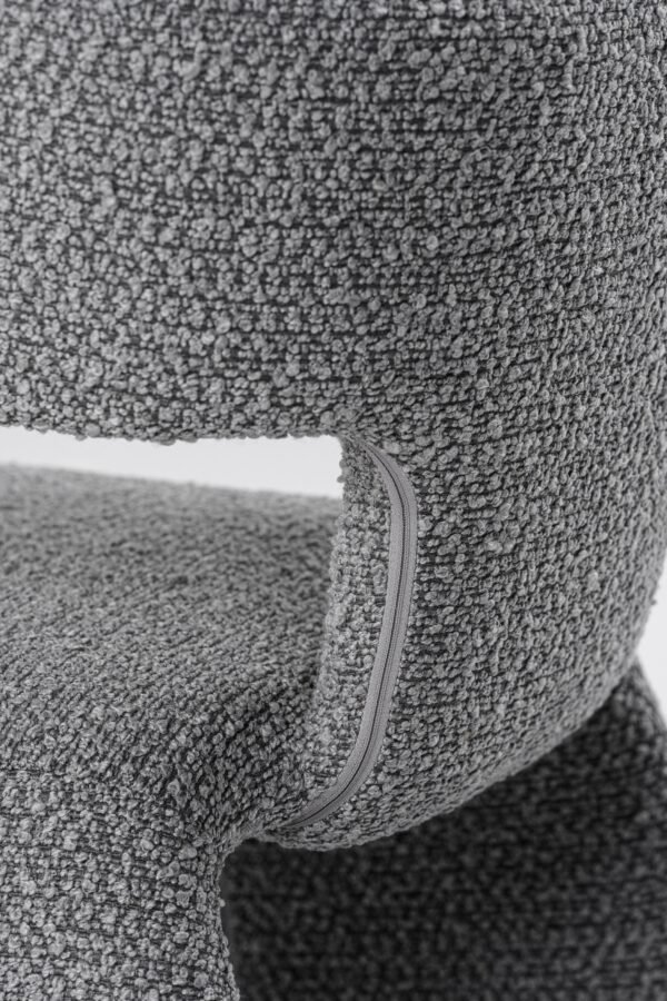 Mueble Modrest Bergman - Silla de comedor moderna
  de tela gris claro – Envíos a todo México | FurnitureMX