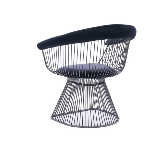 Mueble Modrest Chandler - Silla de comedor moderna
  de terciopelo negro y acero inoxidable negro – Envíos a todo México |
  FurnitureMX