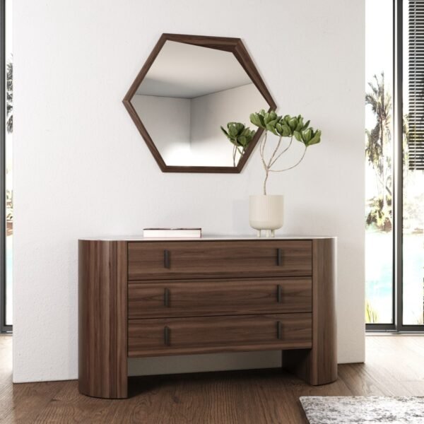 Espejo Modrest Chelton - Espejo moderno de nogal –
  Envíos a todo México | FurnitureMX
