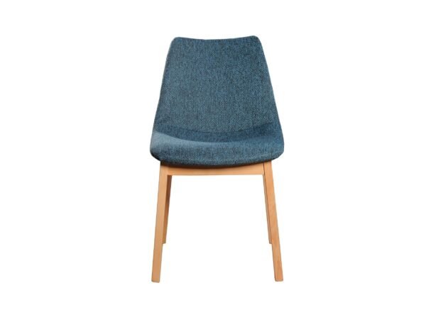Mueble Modrest Chrissy - Silla de comedor moderna
  de tela azul (juego de 2) – Envíos a todo México | FurnitureMX