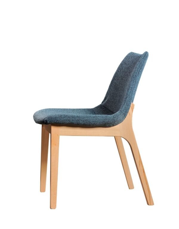 Mueble Modrest Chrissy - Silla de comedor moderna
  de tela azul (juego de 2) – Envíos a todo México | FurnitureMX