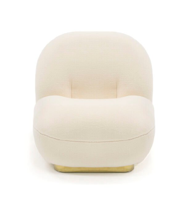 Mueble Modrest Crestone - Silla decorativa moderna
  de sherpa blanca – Envíos a todo México | FurnitureMX