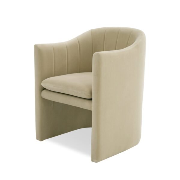 Mueble Modrest Danube - Silla de comedor moderna de
  tela beige – Envíos a todo México | FurnitureMX
