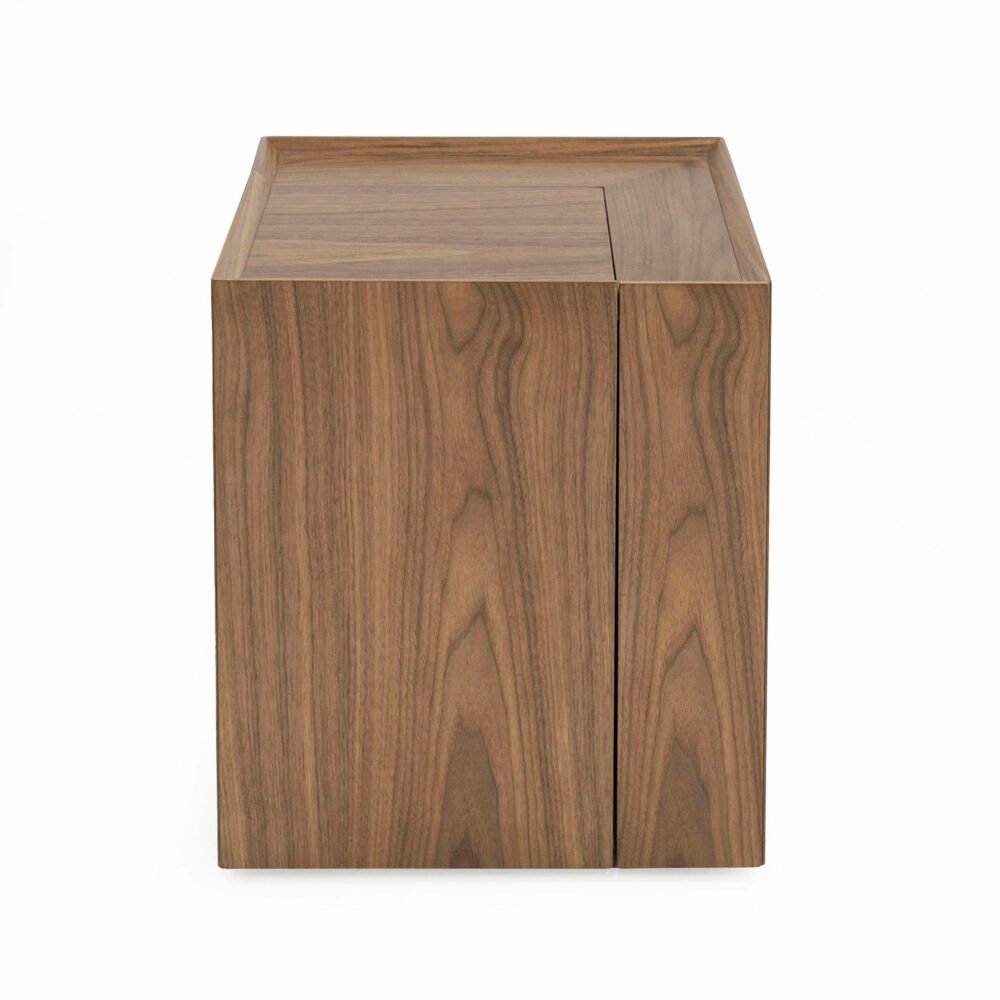 Modrest Delight – Mesa auxiliar moderna de nogal