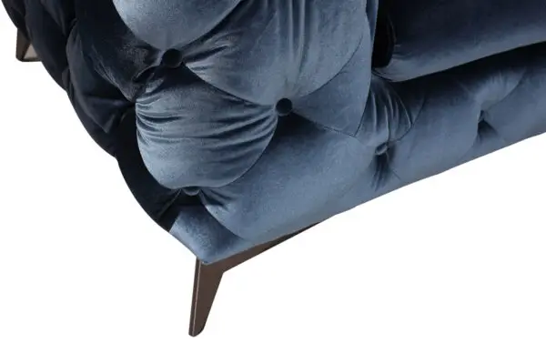 Sala Divani Casa Delilah Sofá de dos plazas moderno
de tela azul – Envíos a todo México | FurnitureMX