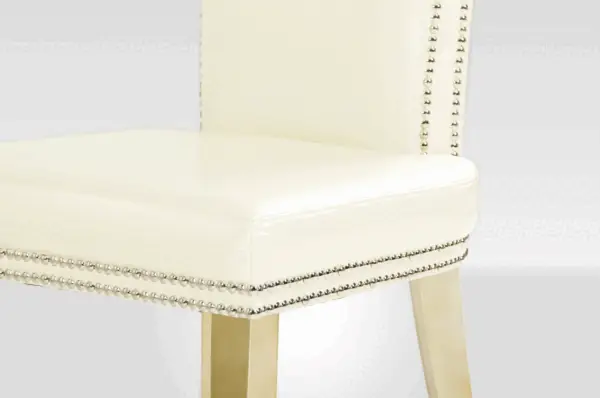 Mueble Silla de comedor de cuero blanco Beatrice de
A&X – Envíos a todo México | FurnitureMX