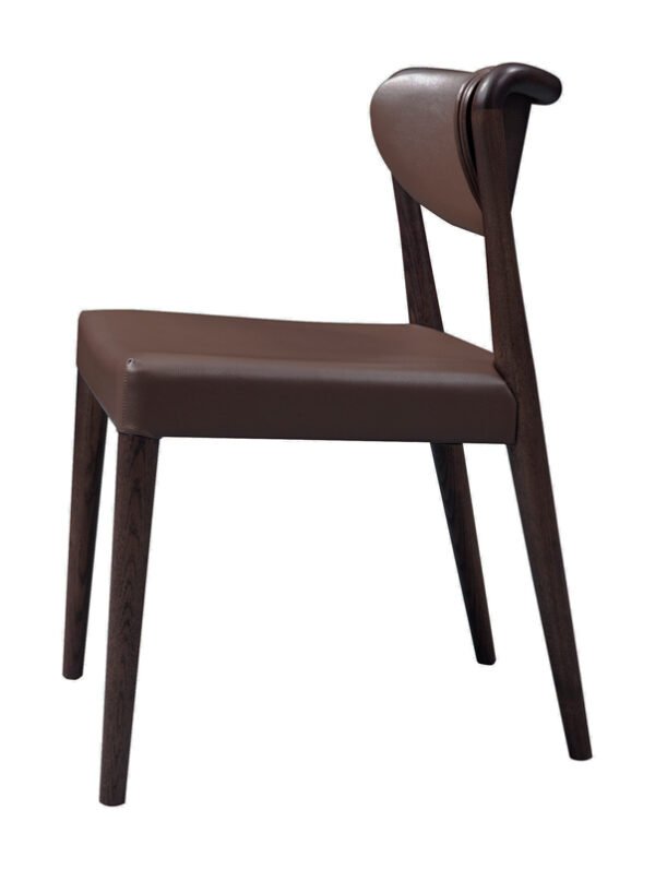Mueble Union - Silla de comedor moderna de roble
  marrón (juego de 2) – Envíos a todo México | FurnitureMX