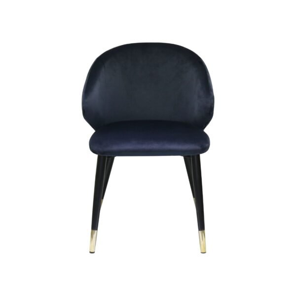 Mueble Modrest Elon - Silla de comedor moderna de
  terciopelo azul (juego de 2) – Envíos a todo México | FurnitureMX