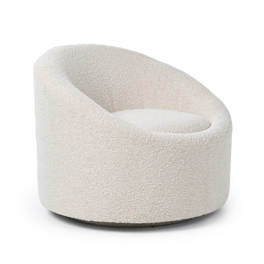Modrest Frontier – Silla decorativa de tela Glam Beige
